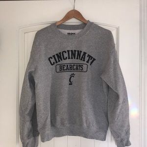 Gray Cincinnati Bearcats Sweatshirt